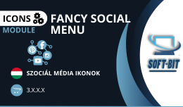 Fancy Social Menu – Szociál média ikonok