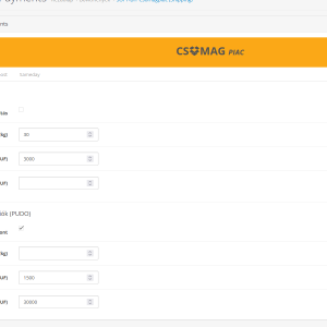 CsomagPIAC szállítási integráció Opencart3 webáruházkhoz